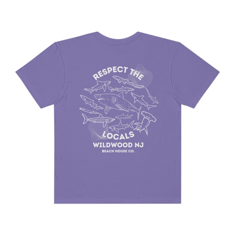 Wildwood Nj T-Shirt, Wildwood Comfort Colors Shirt, Wildwood Respect the Locals Shirt, Preppy Wildwood T-Shirt, Cute Wildwood Beach Shirt Violet