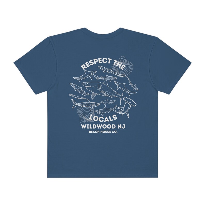 Wildwood Nj T-Shirt, Wildwood Comfort Colors Shirt, Wildwood Respect the Locals Shirt, Preppy Wildwood T-Shirt, Cute Wildwood Beach Shirt True Navy