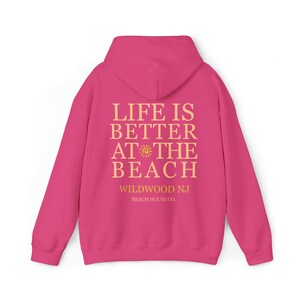 Wildwood New Jersey Hoodie, Wildwood Beach Sweatshirt, Preppy Wildwood Sweatshirt, Wildwood Nj Gift, Wildwood Surf, Cute Wildwood NJ Hoodie Heliconia