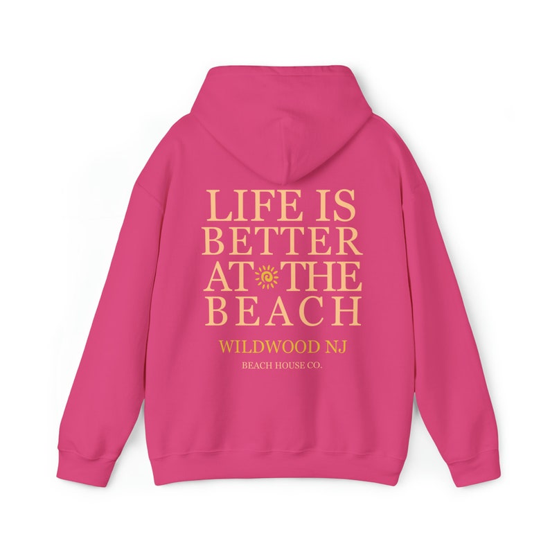 Wildwood New Jersey Hoodie, Wildwood Beach Sweatshirt, Preppy Wildwood Sweatshirt, Wildwood Nj Gift, Wildwood Surf, Cute Wildwood NJ Hoodie Heliconia