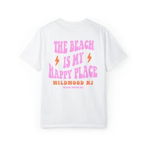 Wildwood Nj T-Shirt, Wildwood Comfort Colors Shirt, Wildwood Beach Is My Happy Place, Preppy Wildwood T-Shirt, Cute Wildwood Beach Shirt, White