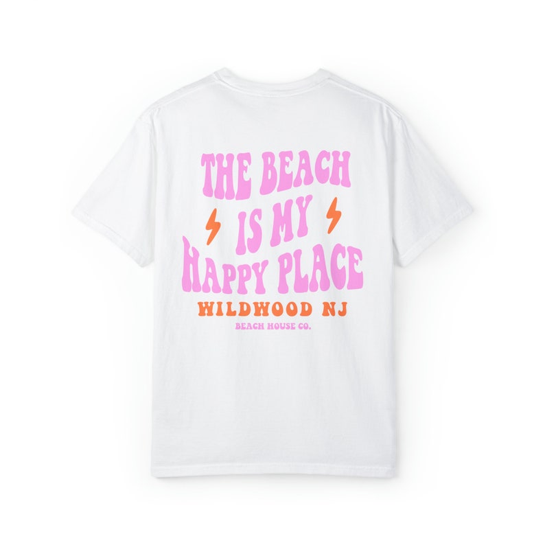Wildwood Nj T-Shirt, Wildwood Comfort Colors Shirt, Wildwood Beach Is My Happy Place, Preppy Wildwood T-Shirt, Cute Wildwood Beach Shirt, White