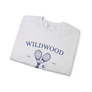 Wildwood Nj Crewneck, Wildwood Sweatshirt, Athletics Club, Beach Sweatshirt, Preppy Wildwood, Trendy Wildwood Beach Womens Surf Gift image 5