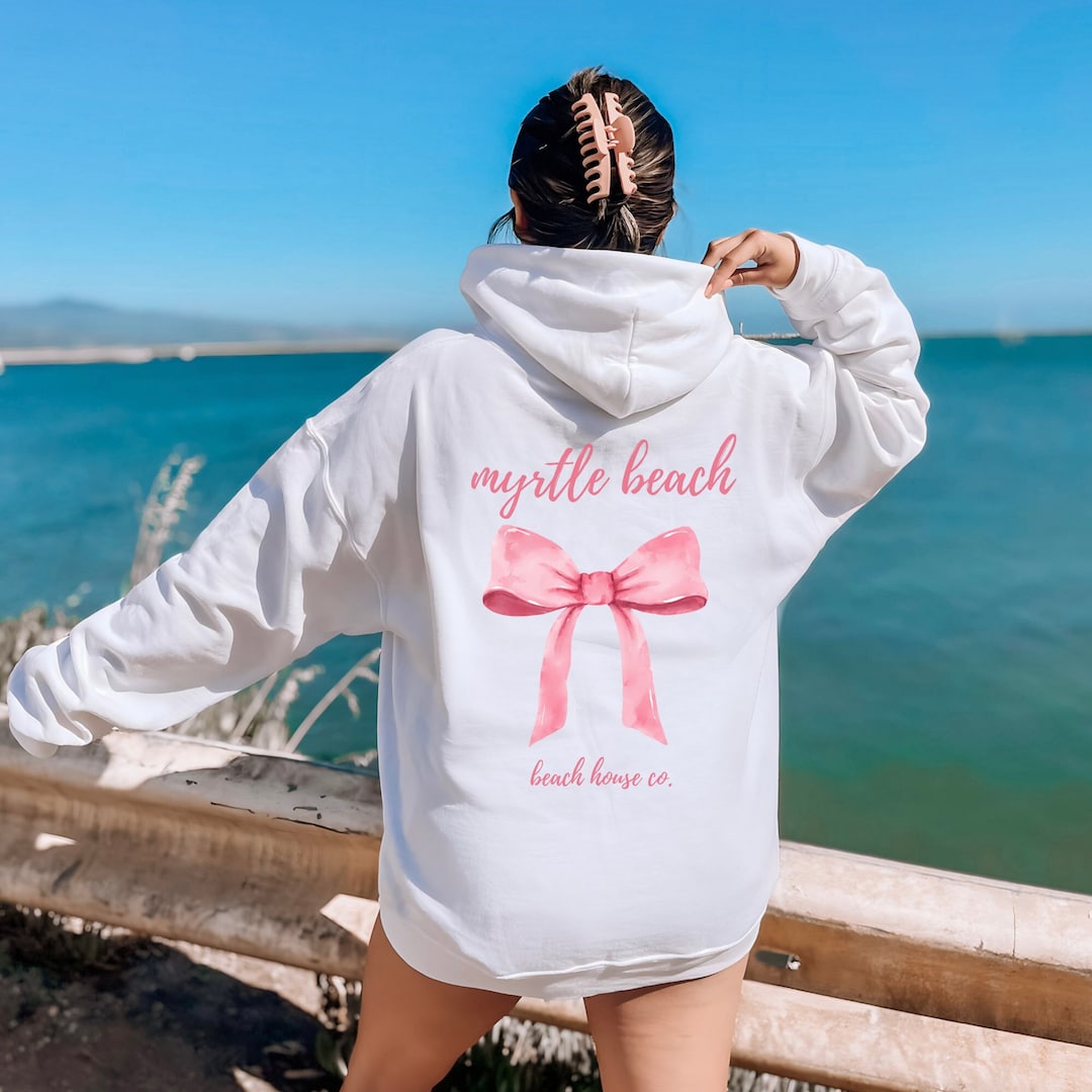 Myrtle Beach Bow, Myrtle Beach South Carolina Hoodie, Myrtle Beach
