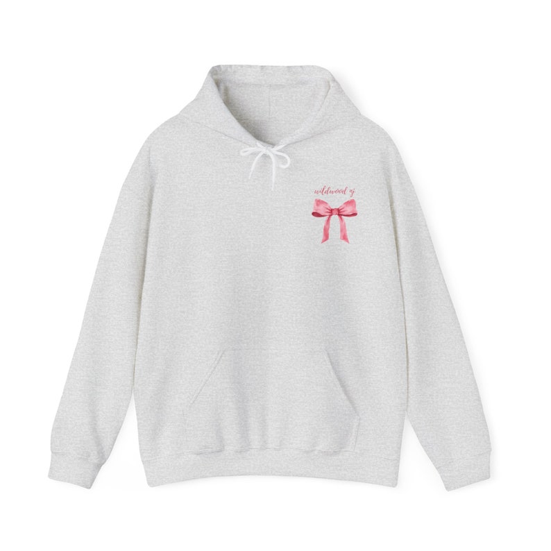 Wildwood Bow, Wildwood NJ Hoodie, Wildwood sweatshirt, Preppy Beach Hoodie, Bow aesthetic, Trendy Wildwood Hoodie, Wildwood Beach Gift, surf image 7