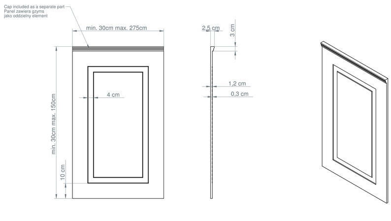 Wainscoting Panels, Wall Paneling, Decorative Wall Panels, Wainscot Paneling, Rendo A20 image 9