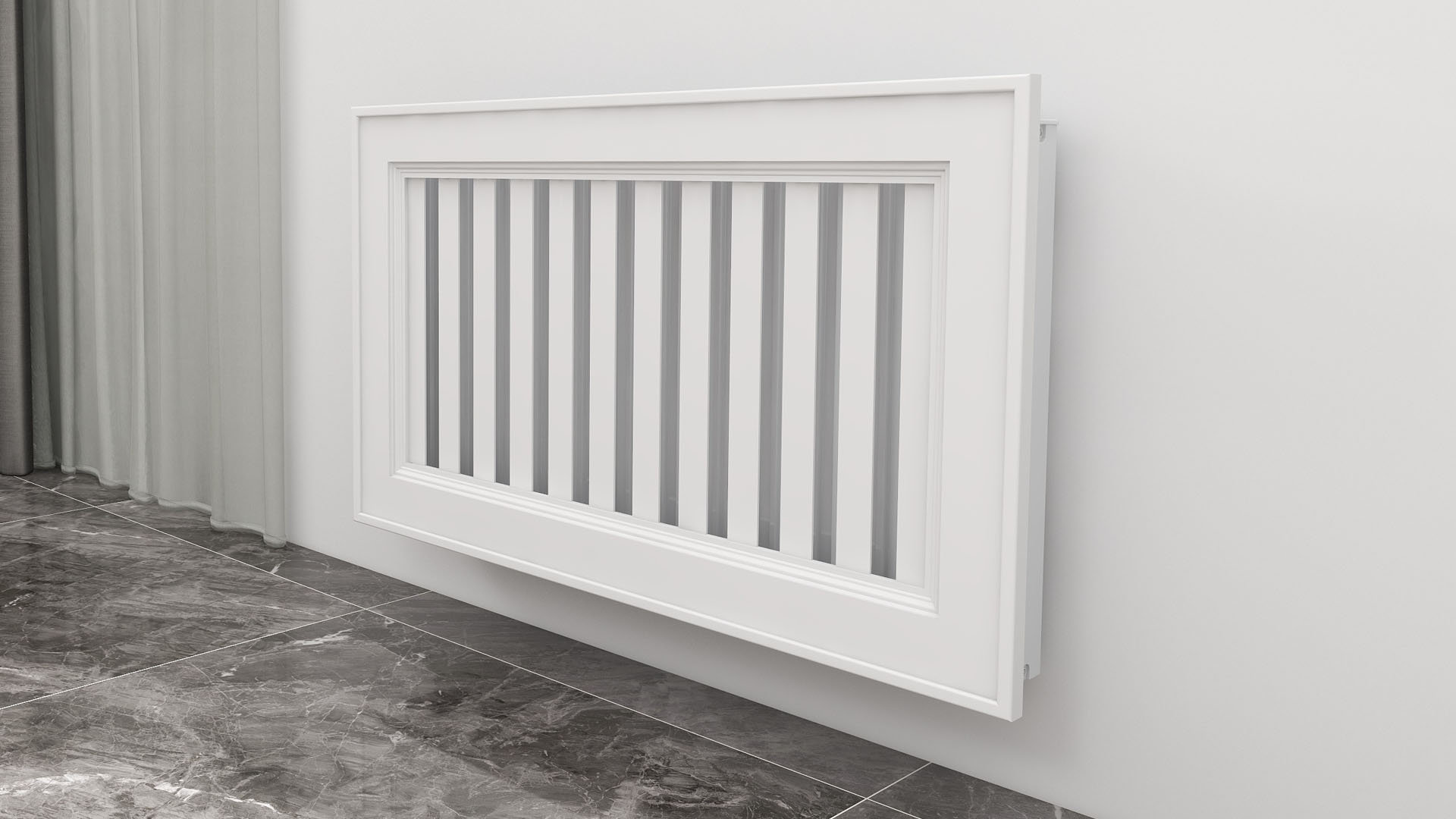 YARNOW Heizkörperabdeckung Aus Polyester – 90x62x15 Cm, Waschbar, Atmungsaktiv, In Olivgrün