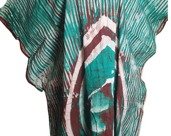 Boubous désigner africain Batik 100% Coton à motifs variés