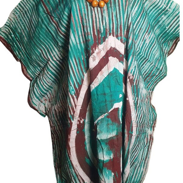 Boubous désigner africain Batik 100% Coton à motifs variés