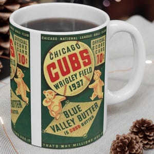 Chicago Cubs Coffee Mug - Etsy