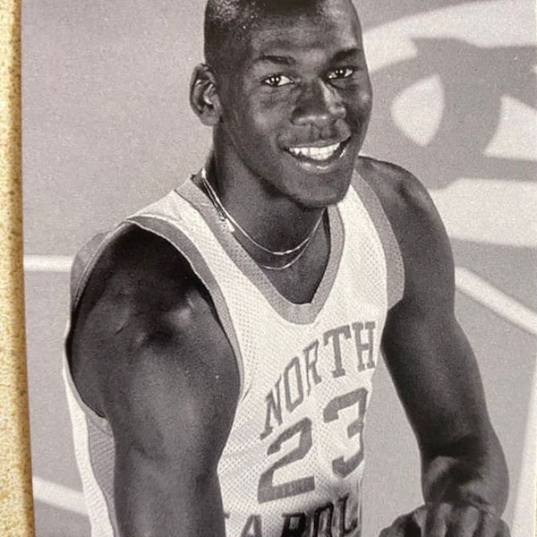 michael jordan north carolina basketball card