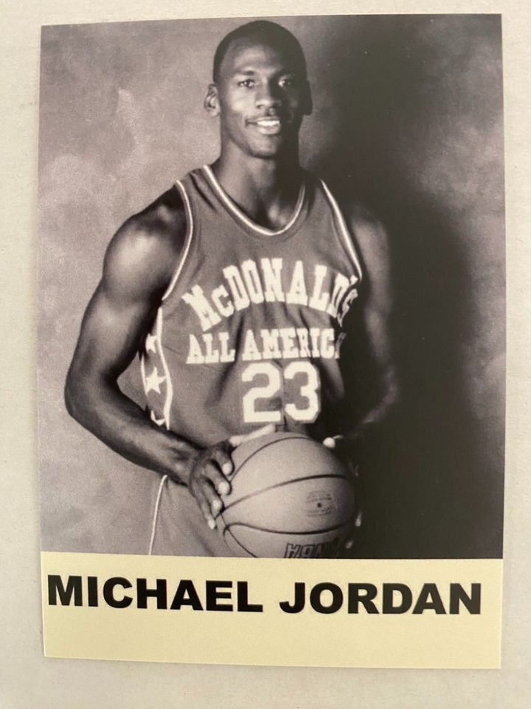 Michael Jordan McDonald's All American Rare Limited Edition Jersey