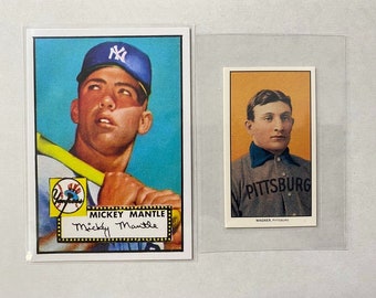 Mickey Mantle & Honus Wager Rookie Card Special (REPRINTS)