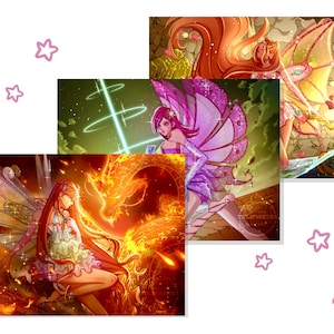 Fairy Club Enchantix-kunstdruk 2