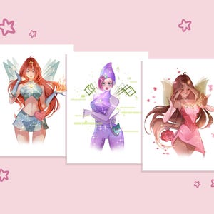 Fairy Club Charmix-kunstdruk 2