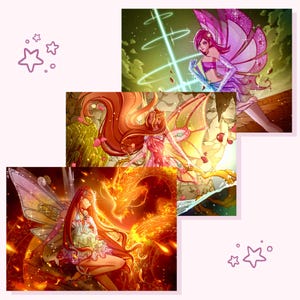 Impression d'art Fairy Club Enchantix 2