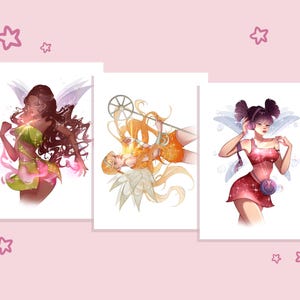 Fairy Club Charmix-kunstafdruk