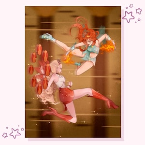 Dynamische kunstafdruk Fairy Club