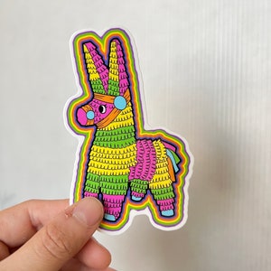Party animal - piñata sticker - 3&quot; Vinyl Sticker