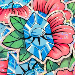 Glitter Rupee Sticker - Zelda sticker - glitter holographic sticker