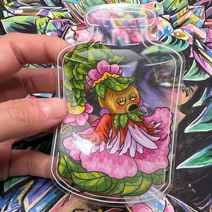 Deku Princess - Transparent Sticker - Zelda Sticker - Waterproof Sticker