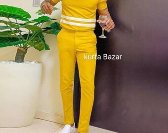 Abbigliamento uomo africano, abbigliamento uomo, moda casual, abiti tinta unita, pantaloni e camicie da uomo, abbigliamento africano elegante, tutti i colori disponibili