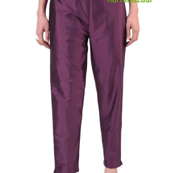 Handmade Silk Pant Pajamas For Women's|Women Pants|Indian Pajamas For Girl|Night Trouser/Pajamas|Ethnic Bottoms For Ladies Bottom