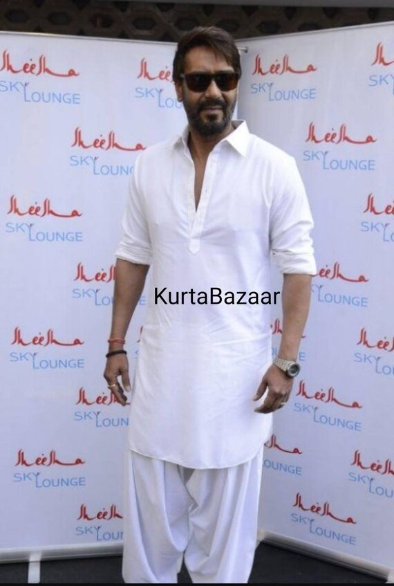 Indian Pathani Kurta handmade Kurta Bollywood Style Kurta for Men s party Wear Kurta 100 Cotton Solid More Colors and Sizes Available Etsy Finland