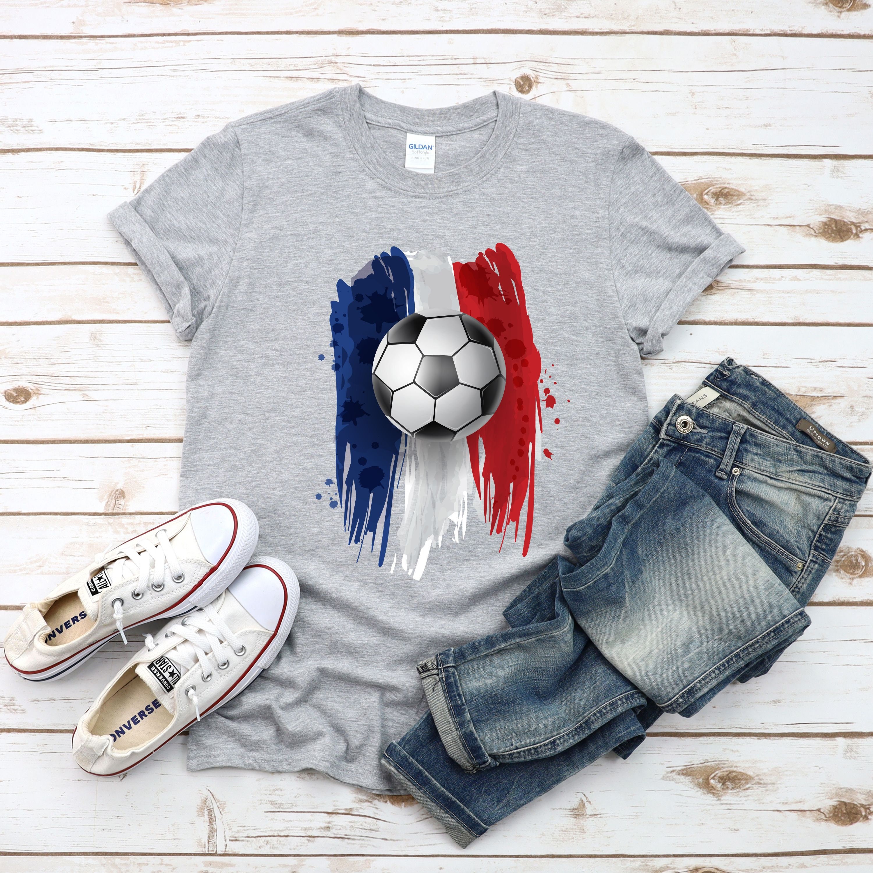 Discover France Soccer Team Shirt, French Soccer Supporters Gift, French Football Legends shirt