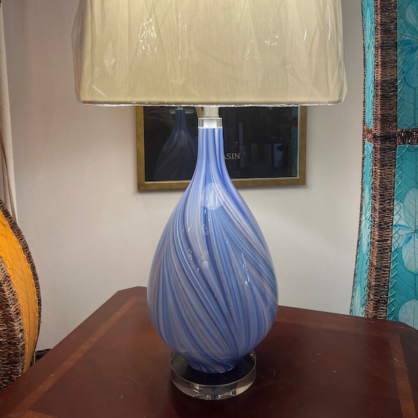 Blown Glass Lamp Shade Etsy