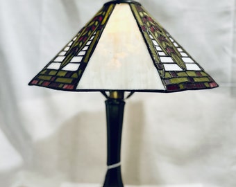 Stained Glass Feather | Rare Table Lamp