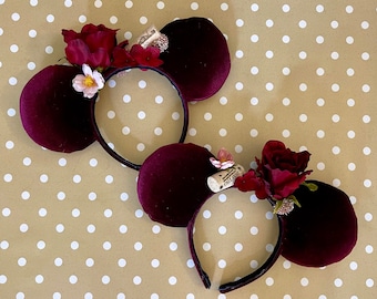 Cabernet Velvet Mouse Ears | Wine Cork, Epcot Food & Wine Festival