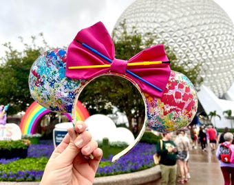 Festival of the Arts Minnie Ears | Handmade Disney Mouse Ears