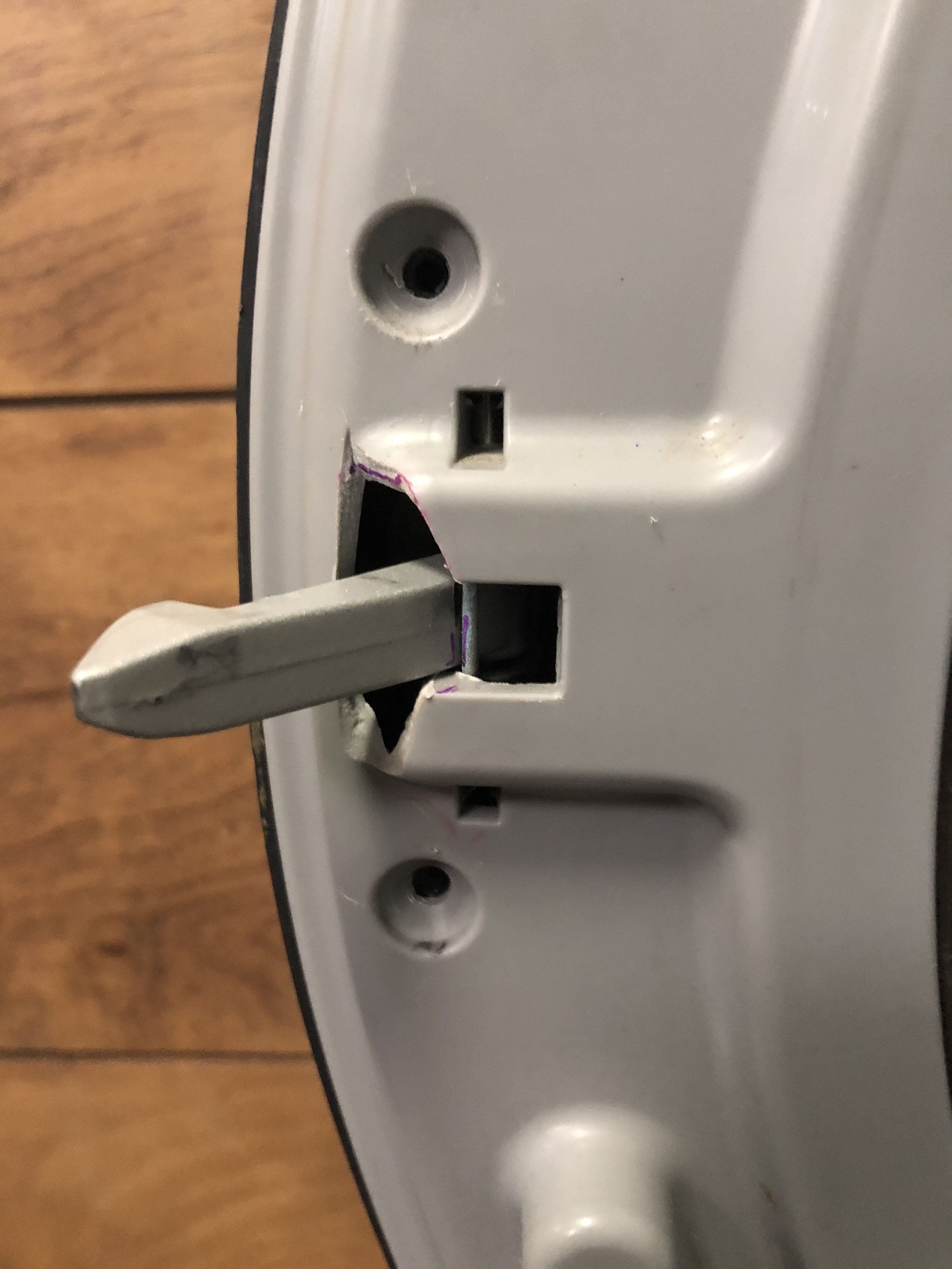 Kenmore 40272900 Door Latch 3D Printed Repair Catch V2 repairs