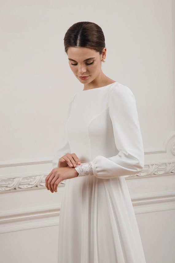 boat neck black dress long sleeve Black / XS 22 Momme Elegant Long Sleeve Boat Neck Midi Silk Work Dress