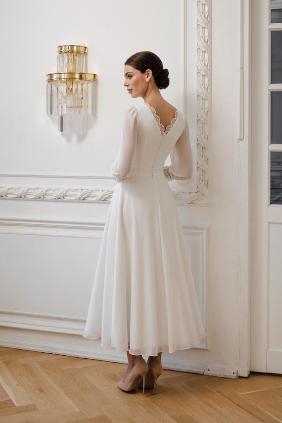 knee length dresses for ladies A-Line Spaghettti Straps Satin Knee Length Dress main image 1