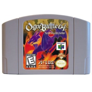 Ogre Battle 64 - Game uit 1996 - voor N64-consoles - werkende cartridge / gamepakket - NTSC-regio - in uitstekende staat