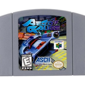 Aero Gauge - do konsoli N64 - działający kartridż / pakiet gier - region NTSC lub PAL - doskonały stan