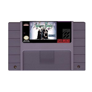 Rodzina Addamsów - na konsolę SNES - działający kartridż - region NTSC lub PAL - fantastyczny stan