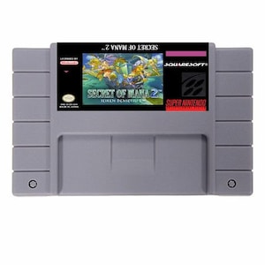 Secret of Mana 2 (Seiken Densetsu 3) - na konsolę SNES - działający kartridż - region NTSC lub PAL - fantastyczny stan