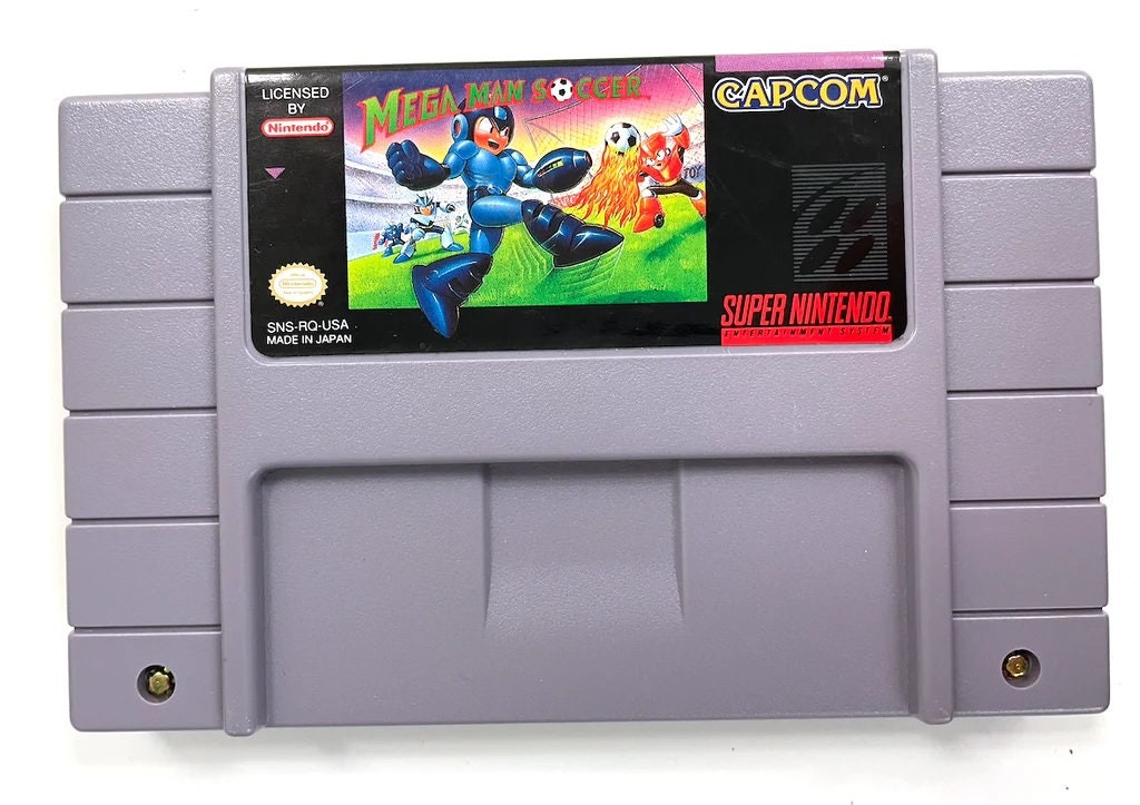 Mega man soccer snes sale