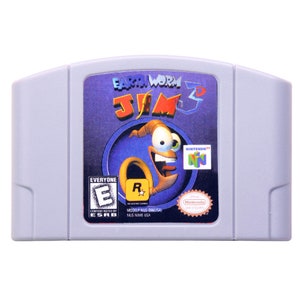 Earthworm Jim 3D - for N64 consoles - working cartridge / game pak - NTSC or PAL region - Great condition