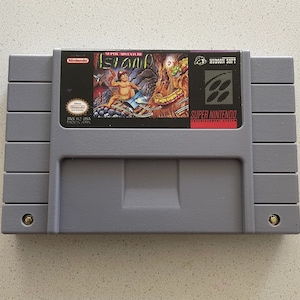 Super Adventure Island - for SNES Console - working cartridge - NTSC or PAL region - Fantastic condition