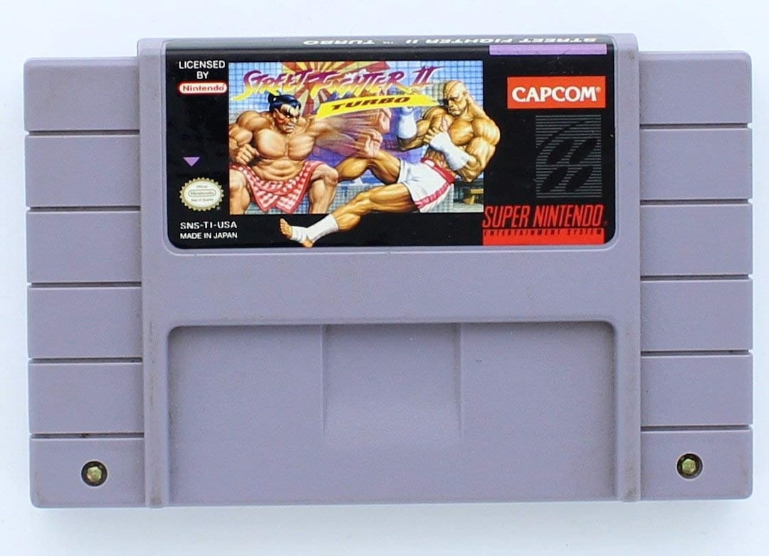 Street Fighter II Turbo for SNES Consoles Working Cartridge NTSC or Pal Region Fantastic