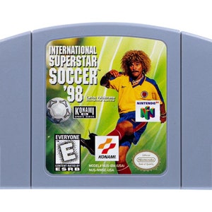 International Superstar Soccer '98 - na konsole N64 - działający kartridż / pakiet gier - region NTSC lub PAL - doskonały stan