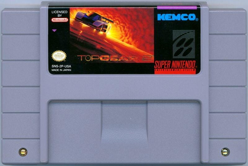 Top Gear 2 - for SNES consoles - working cartridge - NTSC or PAL region -  Fantastic condition