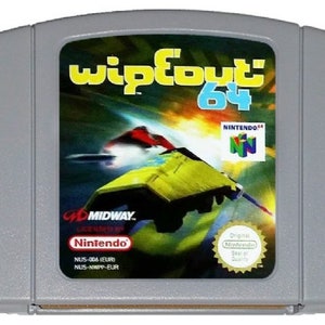 Wipeout 64 - gra z 1996 r. - na konsole N64 - działający kartridż / pakiet gry - region NTSC lub PAL - świetny stan