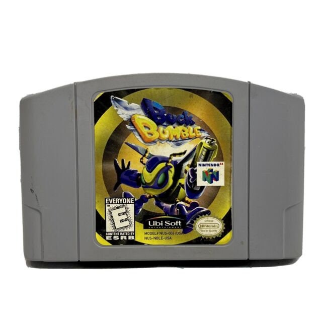 極美品 64 ソフト バックバンブル BUCK BUMBLE Buck Bumble Nintendo 64 software ubi soft boxed complete set