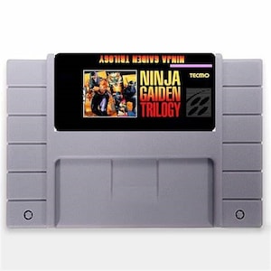 Ninja Gaiden Trilogy - na konsolę SNES - działający kartridż - region NTSC lub PAL - fantastyczny stan