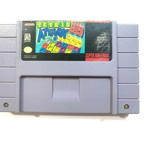 Tetris Attack - na konsole SNES - działający kartridż - region NTSC lub PAL - fantastyczny stan // gra fabularna